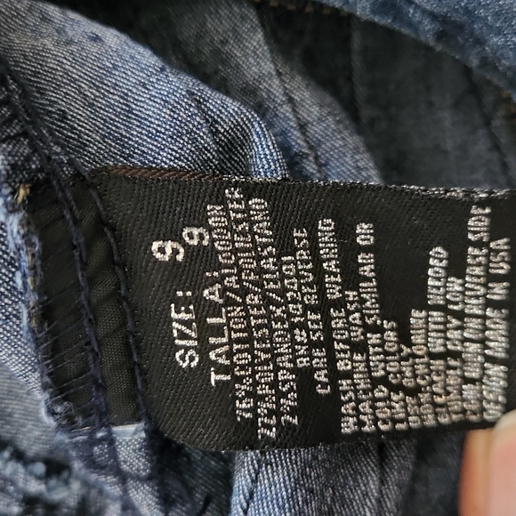 Denim Romper - Picture 3 of 5